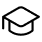 fluent_hat-graduation-20-regular
